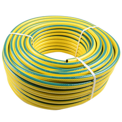 heavy duty hose pipe yellow with green line