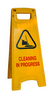 Cleaning Progress Sign Broad