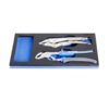 Set of BI and Grip Pliers in SOS Tool Tray