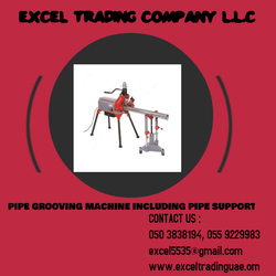 PIPE GROOVING MACHINE WITH STAND SUPPLIER AND DEALER IN MUSAFFAH ABUDHABI,UAE