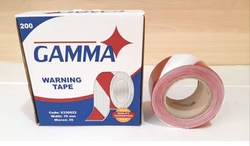 NON-ADHESIVE SAFETY WARNING TAPE - RED AND WHITE