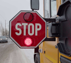 AUTOMATIC SCHOOL BUS STOP ARM