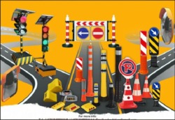 TRAFFIC SAFETY PRODUCTS DEALER IN MUSSAFAH , ABUDHABI ,UAE : - SPEED RAMP S, CABLE PROTECTOR, WHEEL CHOCK, WHEEL STOPPER, SPEED HUMP, CORNER GUARD, WALL GUARD, SOLAR LIGHT, MAGNET SOLAR LIGHT, WARNING BATON, SOLAR SIGNS, ROAD STUD, POST BARRIER, WARNI