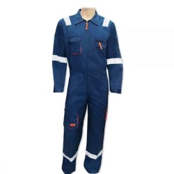 COVERALL WITH REFLECTIVE STICKER