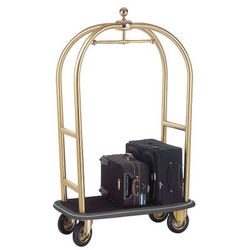 Luggage Cart Brass