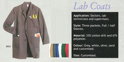 Industrial Lab Coats