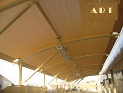 Car Parking Sunshade with Steel Structure