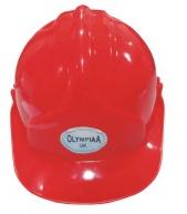 SAFETY HELMET RED  BRAND OLYMPIA