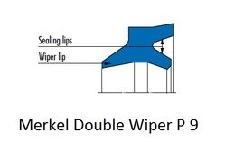 Merkel Double Wiper P 9