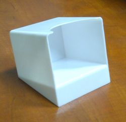 Paper cube holder in Plastic from AL BARSHAA PLASTIC PRODUCT COMPANY LLC