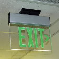 Edge Lit - Exit Sign