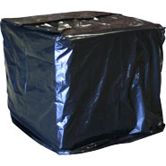Gusseted Black UVI Pallet Covers in UAE