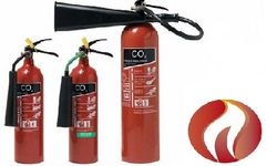  Fire extinguisher- Carbon dioxide from CITY CARE & SAFETY EQUIP.FIX.CONT. LLC