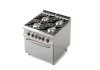4 BURNER GAS COOKING RANGE WITH OVEN