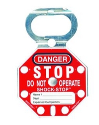 BRADY SHOCK-STOP™ Lockout Hasps from SIS TECH GENERAL TRADING LLC