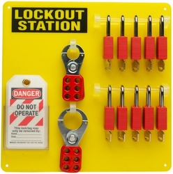 BRADY 10-Lock Board (Filled with Brady Safety Padl from SIS TECH GENERAL TRADING LLC