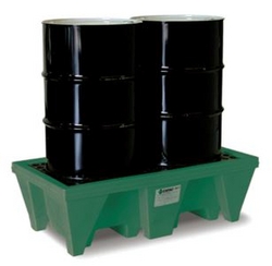 2-Drum ECO Poly-Spillpallet w/Drain from SIS TECH GENERAL TRADING LLC