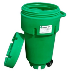 50-Gallon Wheeled ECO Poly-Spillpack from SIS TECH GENERAL TRADING LLC