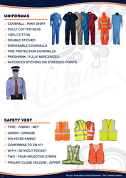 COVERALL UNIFORMS for worker  from ABILITY TRADING LLC