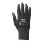 ANSELL Polyurethane Coated Gloves, Black in uae
