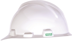 MSA V-GARD® Hard Hat (White) from URUGUAY GROUP OF COMPANIES 