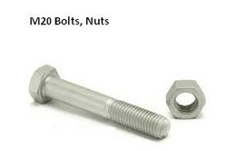 M20 Bolts With Nuts And Washer