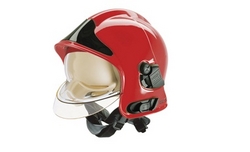 Fireman Helmet (model: F1sf)  Msa, Usa