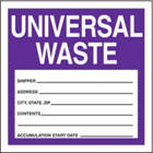 Accuform Signs Universal Waste Sign Lable In Uae