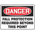 ACCUFORM SIGNS Fall Protection Required sign inuae