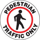 Accuform Signs Pedestrian Traffic Only Sign In Uae