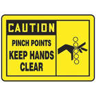 ACCUFORM SIGNS Pinch Point Keep Hands Clear in uae