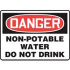 ACCUFORM SIGNS Danger Water Do Not Dring Sign UAE 
