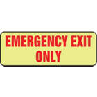 Accuform Signs Emergency Exit Only Sign In Uae