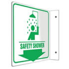 ACCUFORM SIGNS Safety Shower Sign in uae from WORLD WIDE DISTRIBUTION FZE