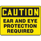 ACCUFORM SIGNS Ear And Eye Protection Required UAE