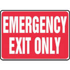 ACCUFORM SIGNS Emergency Exit Only sign sup in uae