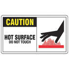 ACCUFORM SIGNS Hot Surface Do Not Touch sign uae
