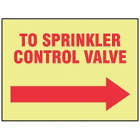 ACCUFORM SIGNS To Sprinkler Control Valve Sign UAE