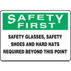 ACCUFORM SIGNS Safety First Safety Glasses, Safety
