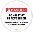 Accuform Signs Do Not Start Or Move Vehicle Sign