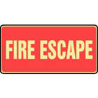 Accuform Signs Fire Escape Sign In Uae