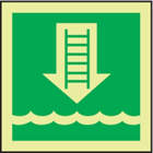 ACCUFORM SIGNS Ebarkation Ladder Symbol Sign