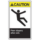 ACCUFORM SIGNS Floor Slippery When Wet Sign in UAE