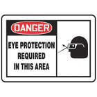 ACCUFORM SIGNS Eye Protection Required In This Are
