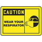 ACCUFORM SIGNS Wear Your Respirator sign in uae