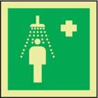 ACCUFORM SIGNS Emergency Shower Symbol Sign UAE