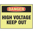 Accuform Signs High Voltage Keep Out Sign In Uae