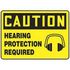 Accuform Signs Hearing Protection Required In Uae
