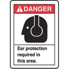 Accuform Signs Ear Protection Required In This Are