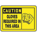 ACCUFORM SIGNS Gloves Required In This Area Sign 